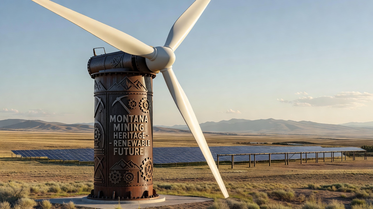 Modern Applications of High-Grade Iron from Montana's Mining Heritage in Renewable Energy Structures